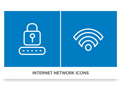 INTERNET NETWORK ICONS