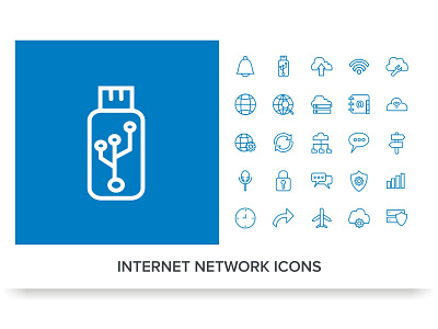 INTERNET NETWORK ICONS business communication concept connection design global globe icon illustration information internet media network networking sign social symbol technology vector web