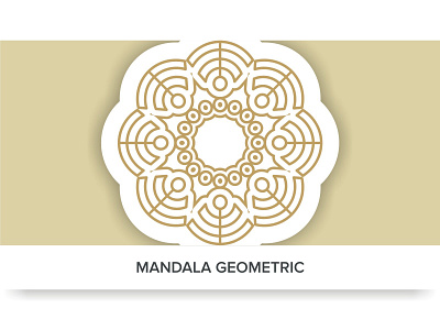 MANDALA GEOMETRIC abstract art background circle decoration design element flower geometric geometry illustration logo mandala ornament pattern round set symbol template vector