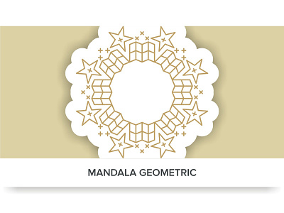 MANDALA GEOMETRIC abstract art background circle decoration design element flower geometric geometry graphic illustration logo mandala ornament pattern round symbol template vector