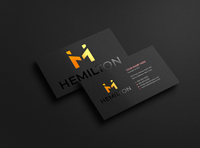 Hemilton LOGO V2 3d art branding color grading illustration logo logodesign logotype photoshop typography ui uiux ux