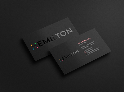 Hemilton LOGO V3 3d art branding color grading illustration logo logodesign photoshop typography ui ux