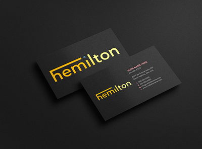 Hemilton LOGO V4 3d animation 3d art 3d artist branding color grading illustration illustration art logo logodesign photoshop typography ui visual