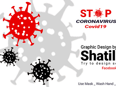 Covid19 branding design illustration web