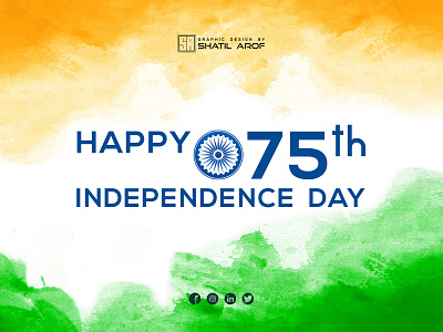 Happy 75th Independence Day 2021 15th august 75th independence day banner ad design banner design design facebook banner graphic design graphic designer happy independence day independence day banner independence day post independence day poster indian independent day 2021 poster design shatil arof social media cover social media design