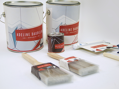 Paint Collection adeline daudelin brush foam packaging paint paint collection roller stain wood