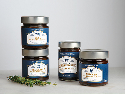 Williams Sonoma Demi-Glace and Stocks packaging