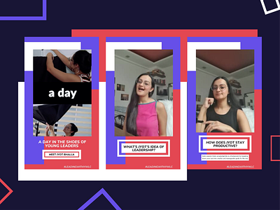 IG story design for YWLC leadership Campaign