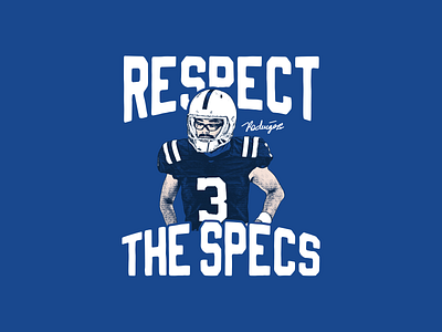 Respect The Specs football glasses indianapolis indy specs