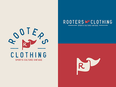Rooters Clothing fans logo penant retro root rooter sports vintage