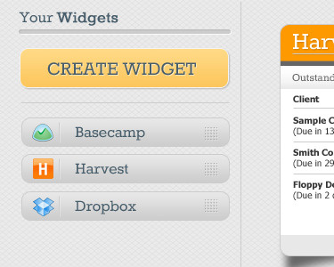 Drag and Drop Widgets