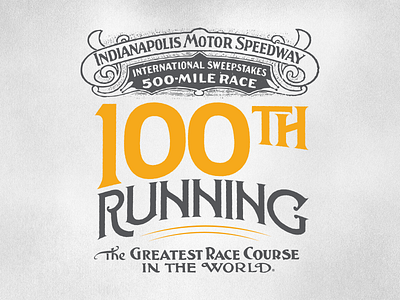 100th Running indiana indianapolis indy 500 indy car racing