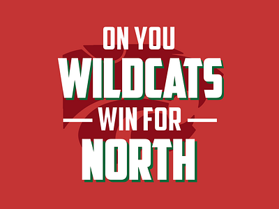 On You Wildcats high school lawrence north ln wildcats