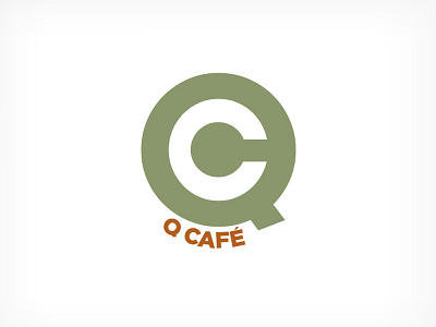 Logo idea for Q Cafe. cafe green logo orange q