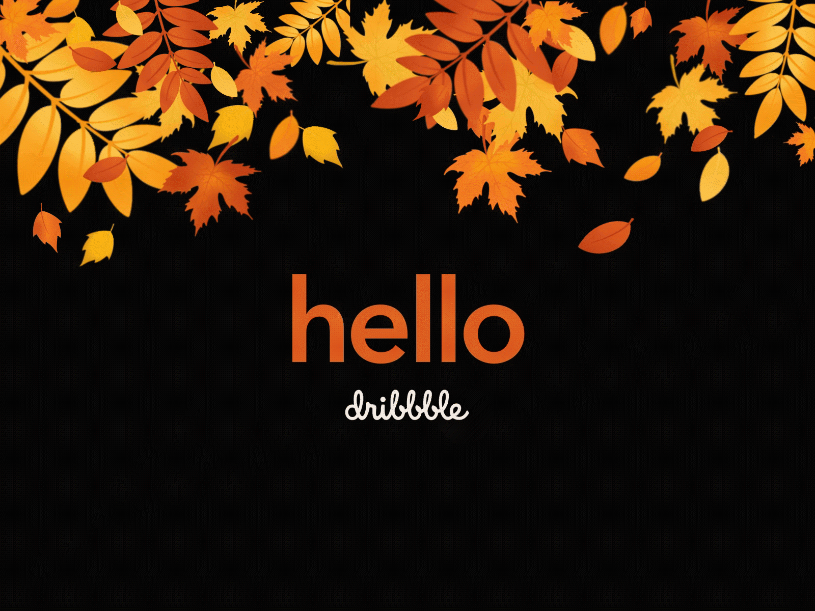 Hello Dribbble - Debut Shot animation debut design hello hello dribbble illustration minimal procreate typography