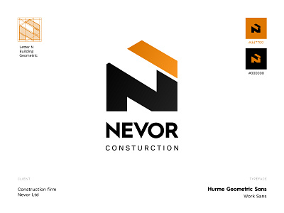 Nevor Logo Concept branding concept geometric icon logo logodesign logomark logos logotype minimal vector