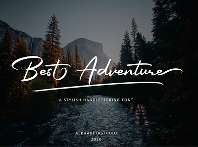 Best Adventure adventure best best design branding business casual elegant fashion handwritten journey jungle logo river script trip