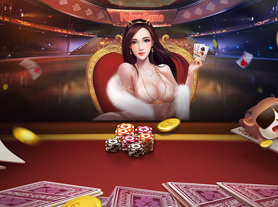 poker game loading UI game design ui design