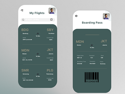 Daily UI #024 Boarding Pass