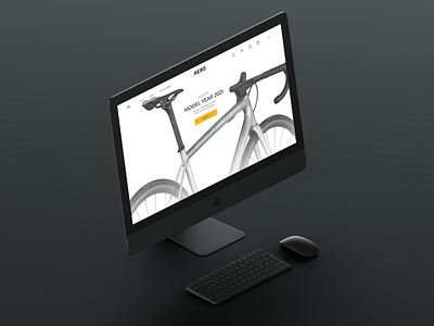 Bicycle online store graphic design ui ux