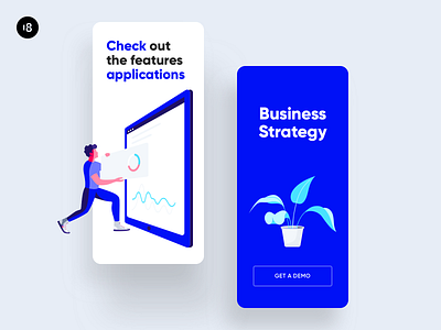 ATOM: Illustrations 18design app application applications colorful design illustration product svg ui web