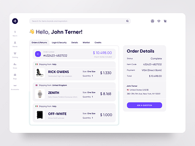 Marketplace UIKIT 18design clean clean ui dashboard interface market marketplace minimalism order shop ui uidesign uikit