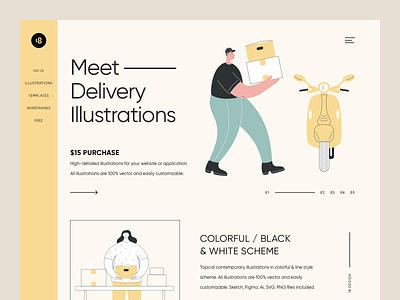 Delivery Illustrations 18design character clean clean design clean ui colorful colors delivery illustration interface minimal minimal ui minimalism minimalist minimalistic pastel pastel colors ui uidesign vector
