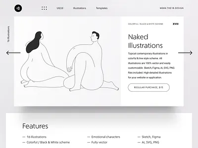 Naked Illustrations 18design character clean clean ui hero illustration interface landing minimal minimalism minimalist minimalistic product product design ui ui design uidesign uiux ux vector