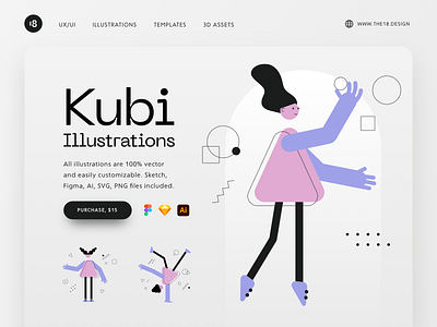 Kubi illustrations ✨