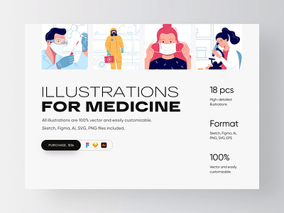 Medicine illustrations 18design character clean clean ui corona corona illustrations covid19 doctor doctor illustrations illustration interface medical medical app medical care medicine minimal minimalist ui uidesign vector