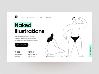 Naked Illustrations ❤️