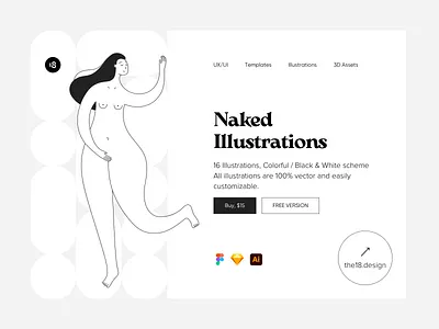 Naked Illustrations 18design clean clean ui erotic erotic illustration illustration love love illustration minimalism naked naked illustration nude nude illustrations sexshop sexshop illustration the18.design tits tits illustration ui uidesign