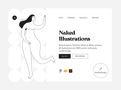 Naked Illustrations 18design clean clean ui erotic erotic illustration illustration love love illustration minimalism naked naked illustration nude nude illustrations sexshop sexshop illustration the18.design tits tits illustration ui uidesign