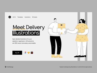 Delivery Illustrations 18design app delivery clean clean ui courier courier illustration delivery delivery illustration food delivery illustration minimalism order order illustration shop shop illustration shopping shopping illustration summary ui uidesign