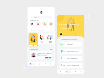 Course App UI Design