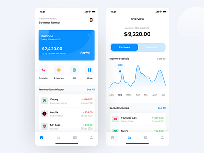 Banking App Mobile Design