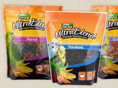 Ultra Blend Packaging bird food birds package design ultra blend walmart wild harvest