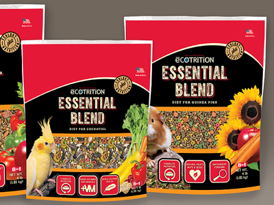 Ecotrition Essentials Blend aged bold brand design ecotrition essential graphic design icons natural packaging red texture