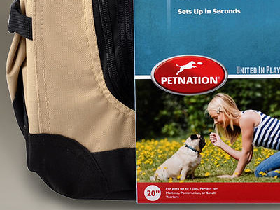PetNation rebrand brand branding design dog graphic design logo package design packaging petnation product red walmart