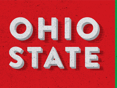 Ohio State beats Oregon buckeyes design football graphic design layers logo national championship ohio ohio state oregon texture victory