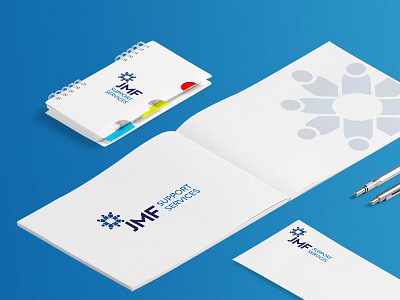 Branding for JMF Support Services branding design finance freelance graphic design layout mockup services