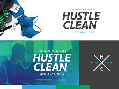 Hustle Clean - WIP Option 2 adobe brand branding design graphic design illustrator logo logo design type typography