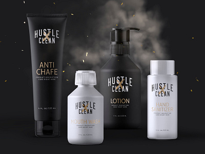 Packaging concept - Hustle Clean WIP