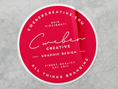 Branded Sticker Mockup adobe brand branding creative design freelance graphic design illustrator logo logo design mockup photoshop texture type typography