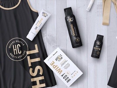 Hustle Clean - Branding and Packaging