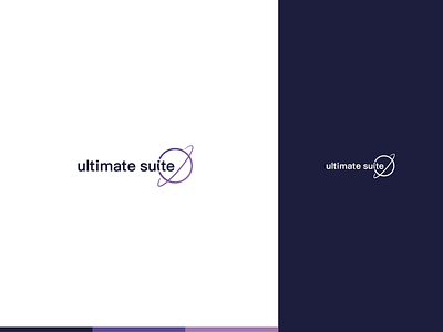 ultimate suite branding design illustration logo logo2021 logo in trend logo wave machin learning space logo ui