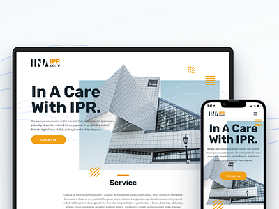 inaIPR.care blue web branding finance web investment web web inspiration web with building web2022
