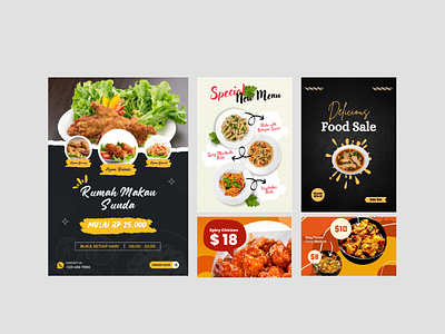 Food flyer design