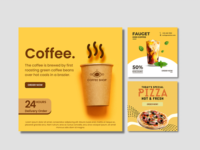 Instagram Post in Yellow branding design graphic design