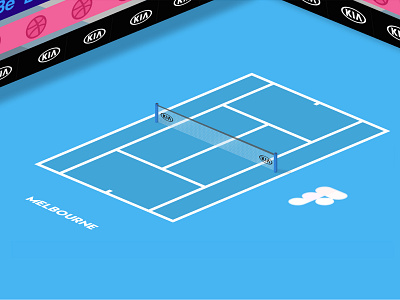 Australia open tennis court design figma uiuix